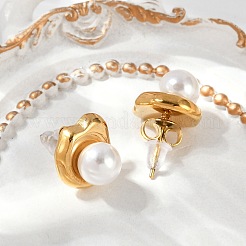 Boucles d'oreilles à tige en acier inoxydable 304&nbsp;EJEW-G423-31C-G