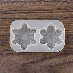 Weihnachtsthema DIY Schneeflockenform Silikon Kerzenformen&nbsp;LS-SIMO-P010-B01