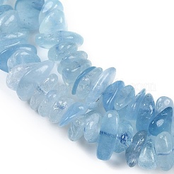 Natürliche Aquamarin Perlen Stränge&nbsp;G-E271-96B