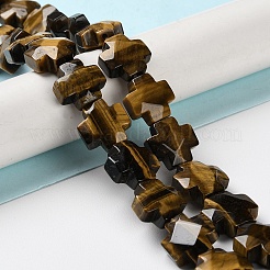 Natürlichen Tigerauge Perlen Stränge&nbsp;G-K357-C04-01