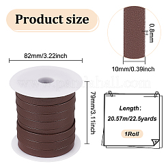 Cordons plats en cuir PU de 22.5 mètre&nbsp;OCOR-BC0005-69A
