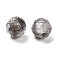 Perline acriliche opache bicolore&nbsp;OACR-G037-02H