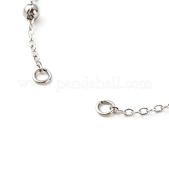 Braccialetti a catena satellitare in ottone fatti a mano che fanno accessori&nbsp;AJEW-JB01025