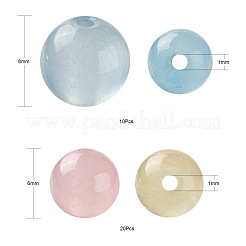 30pcs 2 perles de jade blanc naturel de style&nbsp;G-FS0001-77