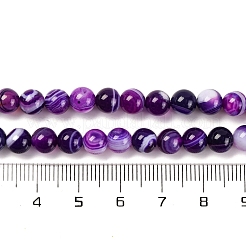 Fili di agata naturale a strisce / fili di agata legati&nbsp;G-H037-A02-03