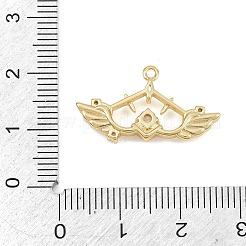 Pendenti in zirconi cubici trasparenti in micro pavè di ottone&nbsp;CU-CBA0565-10G