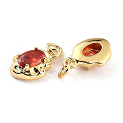 Pendentif en laiton avec zircone à micro-pavé&nbsp;X-ZIRC-P089-19G-F