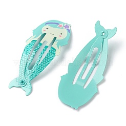 Pinzas para el cabello con broches de hierro y pintura para hornear&nbsp;PHAR-B0002-27A