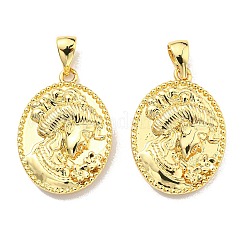 Pendentifs de placage en laiton&nbsp;KK-D026-20G