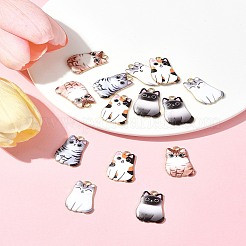 14pcs 5 styles de pendentifs en émail en alliage&nbsp;ENAM-FS0001-95