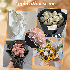 Blumenstrauß-Einwickelpapier aus Polyester&nbsp;DIY-WH0542-38C