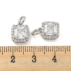 Pendentifs en laiton zircon cubique transparent&nbsp;KK-G490-23P