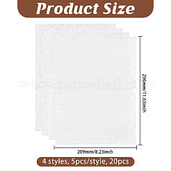 20 pièce de papier kraft ajouré&nbsp;DIY-WH0349-602