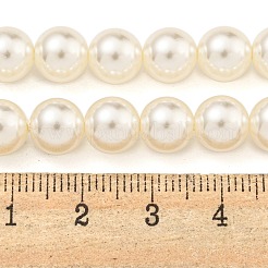 Abalorios de perla de vidrio&nbsp;HY-G002-01D-02