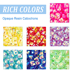 Cabochon in resina opaca a 7 colore&nbsp;CRES-PH0001-06