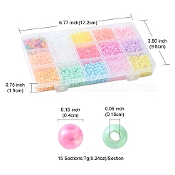 105 g Acrylperlen im gemischten Stil mit 15 Stilen&nbsp;MACR-FS0001-33