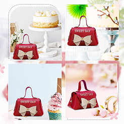 Faltbare Magnettaschen aus Kunstleder für Hochzeitssüßigkeiten&nbsp;CON-WH0084-48G-04