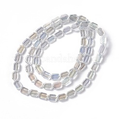 Chapelets de perles en verre électroplaqué&nbsp;EGLA-L042-AB01