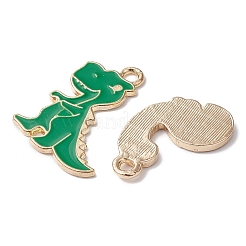 10pcs 10 styles de pendentifs en émail en alliage&nbsp;ENAM-YW0003-25