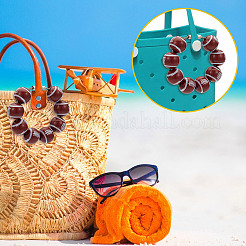 Porte-clés en perles de bois pour hommes et femmes&nbsp;HJEW-NB00182