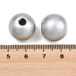 Perles européennes en bois peint&nbsp;WOOD-G029-08A