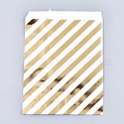 Diagonale Streifenmuster umweltfreundliche Papiertüten&nbsp;AJEW-M207-F01-03