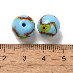 Chapelets de perles vernissées manuelles&nbsp;LAMP-G162-08A-09