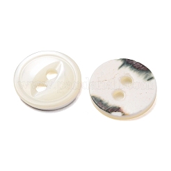 Boutons en nacre naturelle style œil de chat&nbsp;SH-CBAA69B-01G