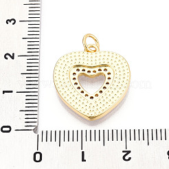 Messing micro pave klare zirkonia anhänger&nbsp;KK-N268-47G