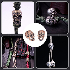 Halloween-Messingperlen aus Europa&nbsp;KK-FH0006-55