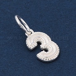 Charms aus Sterlingsilber mit Zahlenserie 925&nbsp;LS-STER-Q002-01D