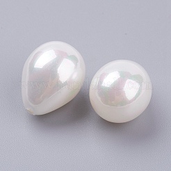 Perla de concha perlas medio perforadas&nbsp;BSHE-G017-16x12mm-17