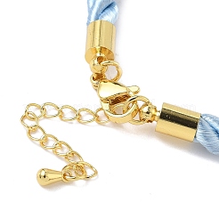 Halskettenherstellung aus gedrehter 5-mm-Nylonschnur&nbsp;FIND-G096-01G-23