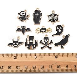 20pcs 10 Arten Halloween-Legierungs-Emaille-Anhänger&nbsp;ENAM-FP0002-91