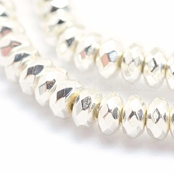 Chapelets de perles en hématite synthétique sans magnétiques&nbsp;G-L485-06D-S
