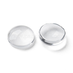 Cabochon in vetro trasparente&nbsp;X-GGLA-R026-10mm