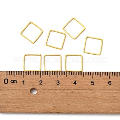 Anneaux de connecteur carrés en laiton&nbsp;EC03010mm-G