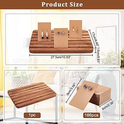 1 Stück Holzkartenständer&nbsp;DIY-NB0007-76