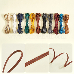 Cordon plat pliable en cuir PU de 5 m&nbsp;OCOR-WH20012-14A-11