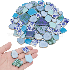 500 g 4 Stile Mosaikfliesen Porzellan Cabochons&nbsp;DIY-SP0007-73