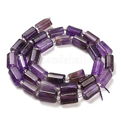 Natürlichen Amethyst Perlen Stränge&nbsp;G-G068-A01-01
