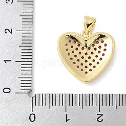 Ottone micro spianare pendenti zirconi&nbsp;KK-K298-15F-G