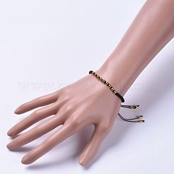 Set di gioielli con bracciali e anelli intrecciati regolabili&nbsp;SJEW-JS01033-01
