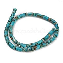 Brins de perles de jaspe impérial synthétique teint&nbsp;GG-CBAA20A-02A