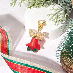 Décorations suspendues de Noël en forme de nœud papillon&nbsp;HJEW-MZ00390