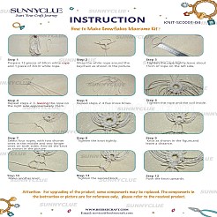 35 m langes Baumwollgarn zum Basteln und Stricken&nbsp;KNIT-SC0001-04