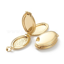Ciondoli medaglione in ottone&nbsp;KK-P199-10G