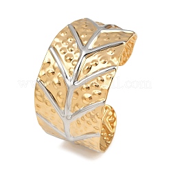 Braccialetti a polsino in acciaio inossidabile 304 per donna&nbsp;BJEW-G757-01GP