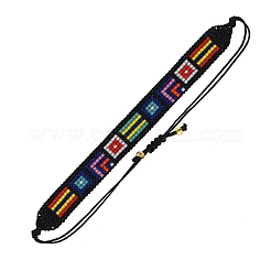 Miyuki Samen geflochtenes Perlenarmband&nbsp;BJEW-P269-14