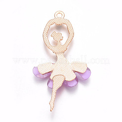 Pendentifs grands en résine &nbsp;LS-ALRI-WH0004-A09